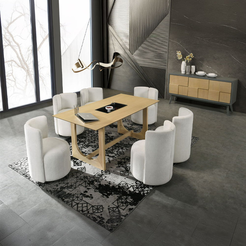 Blayde - Dining Table - Natural - R&R Furniture Gallery (Fountain Valley, CA)