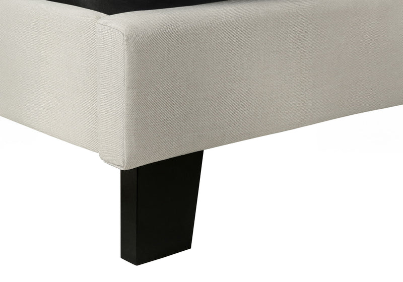 Queen Size Bed, Upholstered, Transitional - Beige - R&R Furniture Gallery (Fountain Valley, CA)