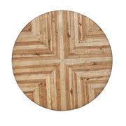 Modern Style Indoor Dining Round Table With Metal Legs - Light Birch - R&R Furniture Gallery (Fountain Valley, CA)