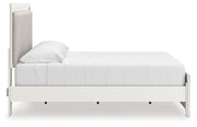 Zuraleus - Upholstered Panel Platform Bed With Roll Slats - R&R Furniture Gallery (Fountain Valley, CA)