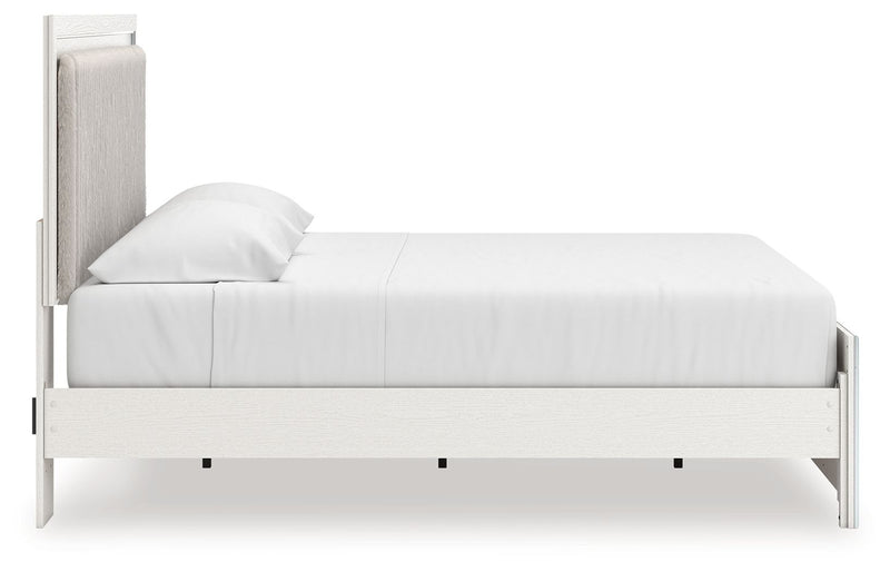Zuraleus - Upholstered Panel Platform Bed With Roll Slats - R&R Furniture Gallery (Fountain Valley, CA)
