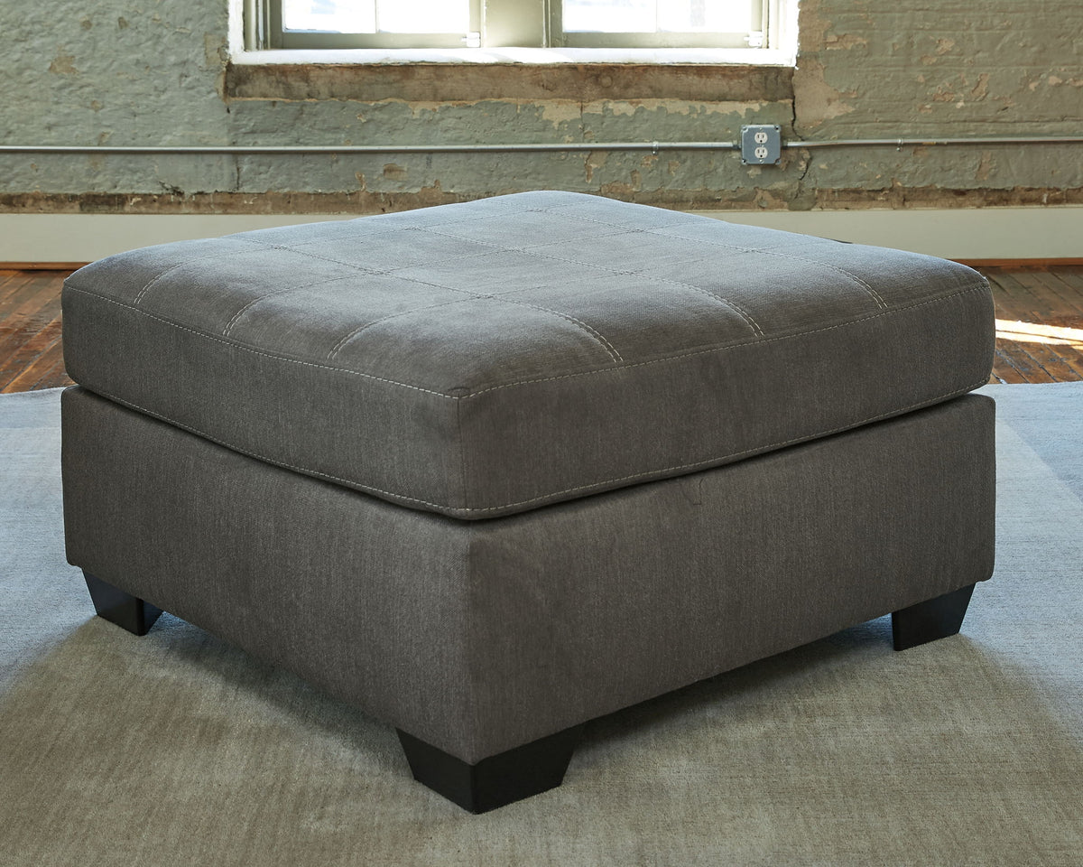 Pitkin - Oversized Accent Ottoman - Slate - R&R Furniture Gallery (Fountain Valley, CA)