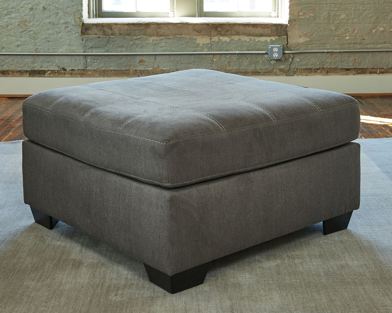 Pitkin - Oversized Accent Ottoman - Slate - R&R Furniture Gallery (Fountain Valley, CA)