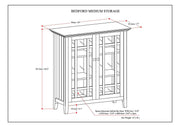 Bedford - Storage Media Cabinet - R&R Furniture Gallery (Fountain Valley, CA)