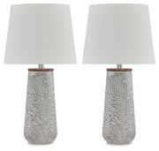 Chaston - Metal Table Lamp (Set of 2) - R&R Furniture Gallery (Fountain Valley, CA)