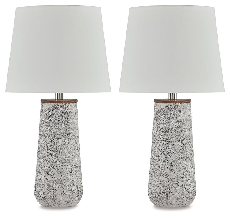 Chaston - Metal Table Lamp (Set of 2) - R&R Furniture Gallery (Fountain Valley, CA)