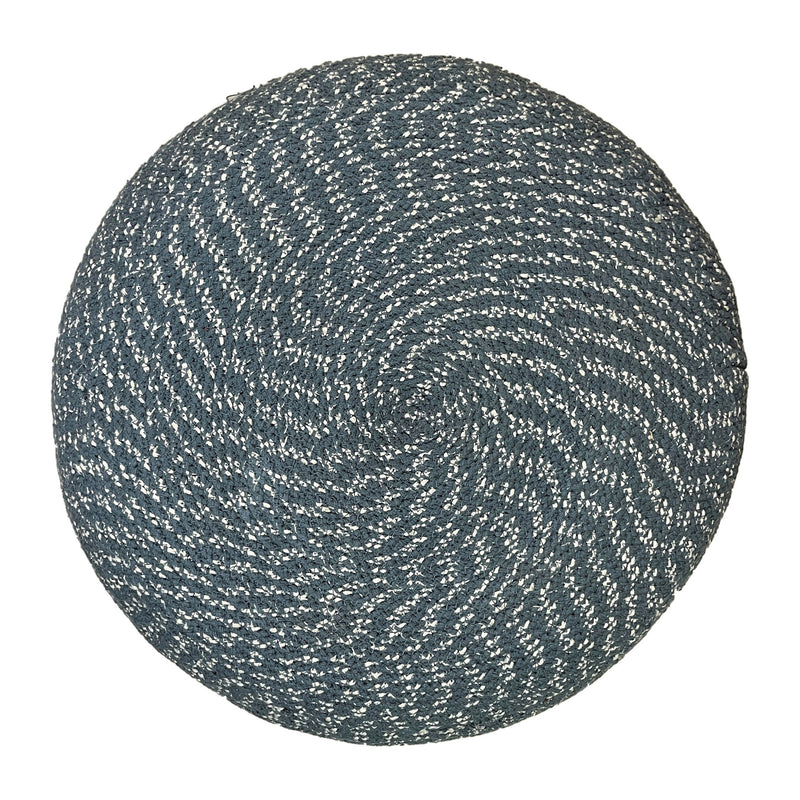Bayley - Versatile Round Braided Pouf - R&R Furniture Gallery (Fountain Valley, CA)