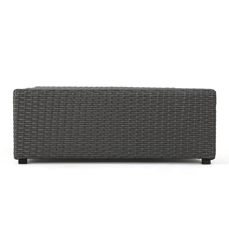 Santa Cruz - Outdoor 8 Piece Sectional Set - Dark Brown - R&R Furniture Gallery (Fountain Valley, CA)