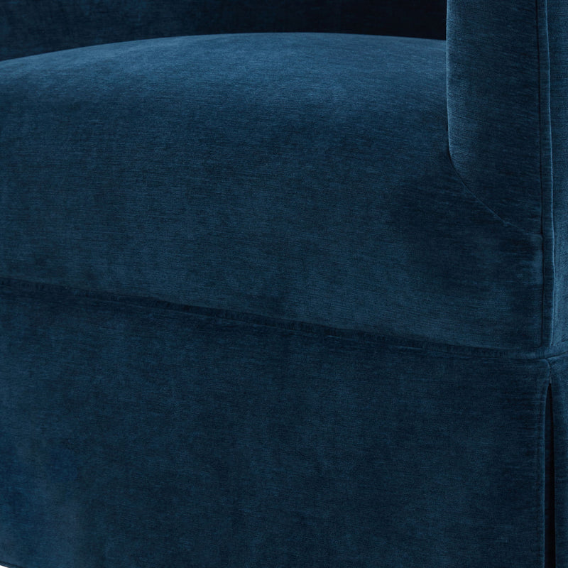Elm - Skirted Swivel Chair - R&R Furniture Gallery (Fountain Valley, CA)