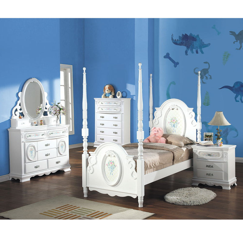 Flora - Bed With Poster - R&R Furniture Gallery (Fountain Valley, CA)