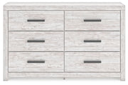Cayboni - Six Drawer Dresser - Whitewash - R&R Furniture Gallery (Fountain Valley, CA)