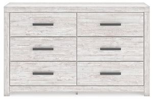 Cayboni - Six Drawer Dresser - Whitewash - R&R Furniture Gallery (Fountain Valley, CA)