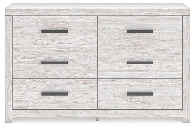 Cayboni - Six Drawer Dresser - Whitewash - R&R Furniture Gallery (Fountain Valley, CA)