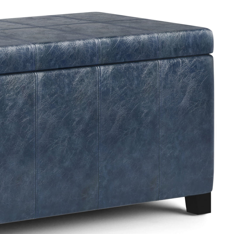 Dover - Upholstered Storage Ottoman Bench - R&R Furniture Gallery (Fountain Valley, CA)