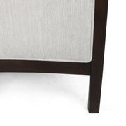 Noble House Drury contemporary fabric upholstered pushback recliner with padded armrests and plush cushioning.