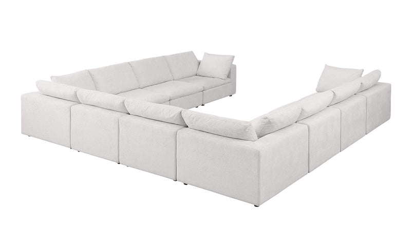 1100 - 10-Piece U-Shaped Sectional In Italian Fabric