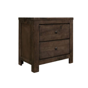 2 Drawer Nightstand - Brown - R&R Furniture Gallery (Fountain Valley, CA)