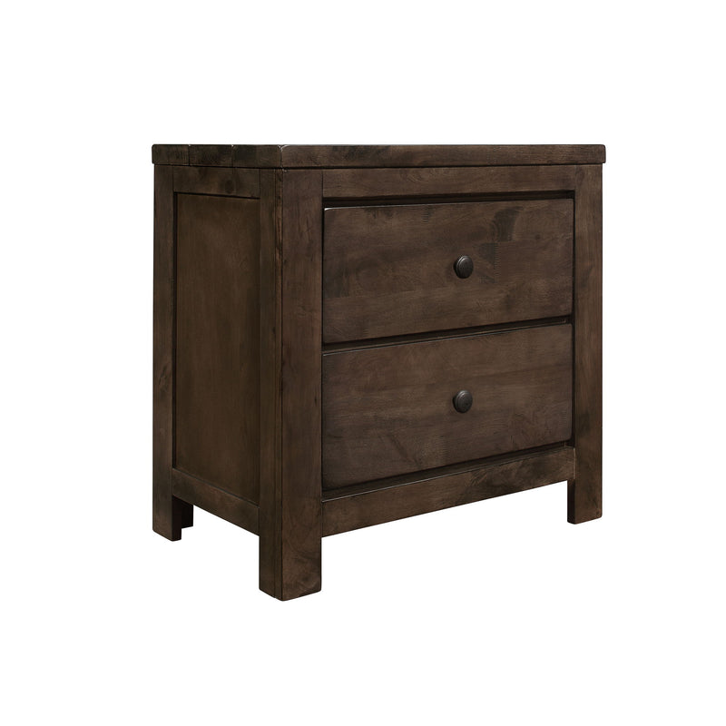 2 Drawer Nightstand - Brown - R&R Furniture Gallery (Fountain Valley, CA)