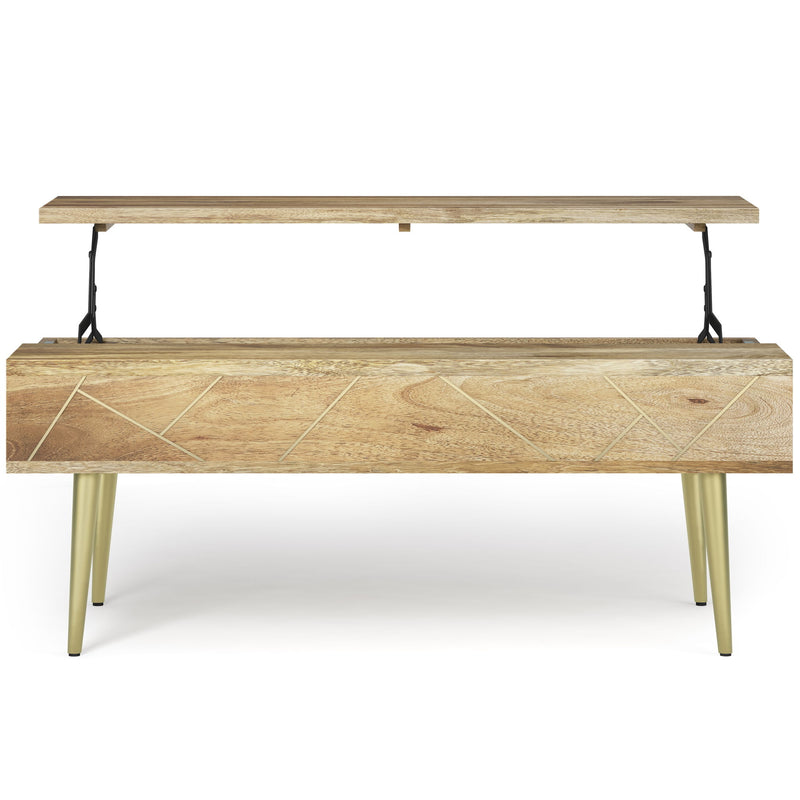 Jager - Lift Top Coffee Table Handcrafted - R&R Furniture Gallery (Fountain Valley, CA)