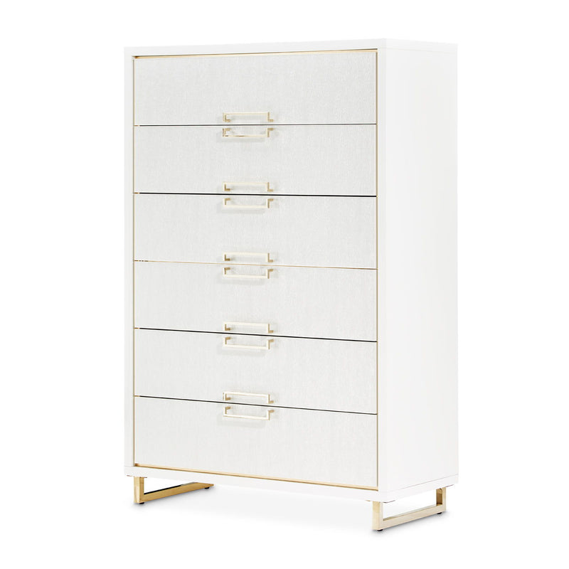 Palm Gate - 6-Drawer Chest - Cloud White - R&R Furniture Gallery (Fountain Valley, CA)