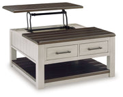Darborn - Lift Top Cocktail Table - Gray / Brown - R&R Furniture Gallery (Fountain Valley, CA)