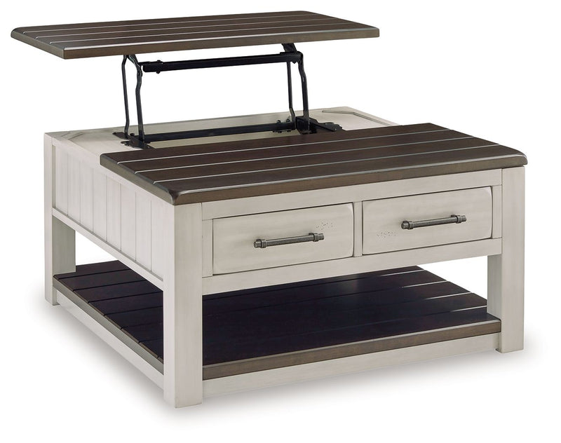 Darborn - Lift Top Cocktail Table - Gray / Brown - R&R Furniture Gallery (Fountain Valley, CA)