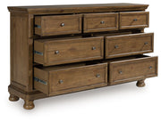 Feddinger - Dresser - Medium Brown - R&R Furniture Gallery (Fountain Valley, CA)