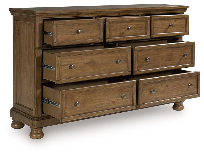 Feddinger - Dresser - Medium Brown - R&R Furniture Gallery (Fountain Valley, CA)