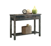 Glancio - Console Table - Antique Gray & Teal - R&R Furniture Gallery (Fountain Valley, CA)