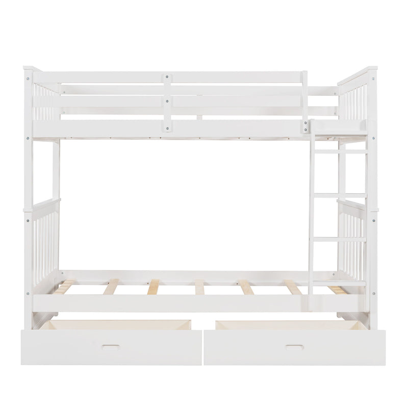 Bunk Bed With Ladders And 2 Storage Drawers - R&R Furniture Gallery (Fountain Valley, CA)