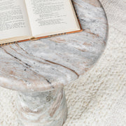 Huxley - Marble Round Accent Table - R&R Furniture Gallery (Fountain Valley, CA)