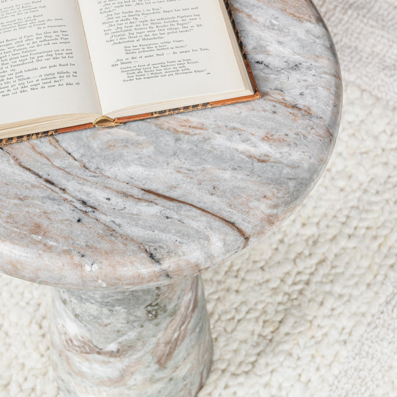 Huxley - Marble Round Accent Table - R&R Furniture Gallery (Fountain Valley, CA)