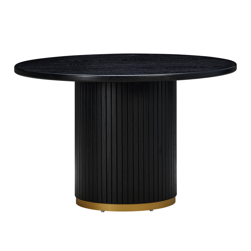 Chelsea - Ash Wood Round Dining Table - R&R Furniture Gallery (Fountain Valley, CA)