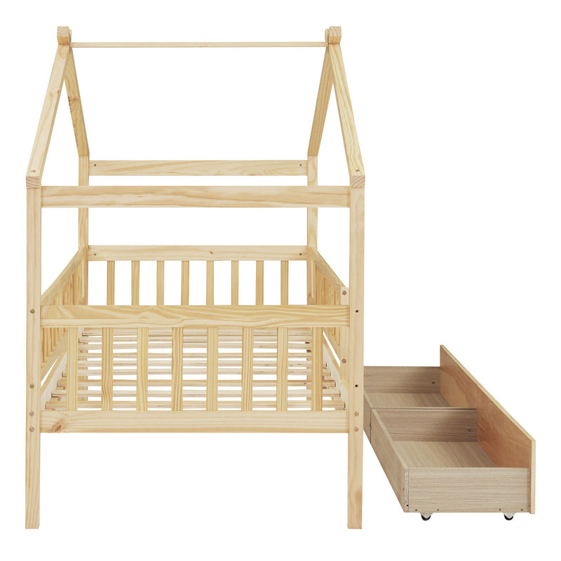 House Bed With 2 Drawers - R&R Furniture Gallery (Fountain Valley, CA)