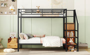 Bunk Bed With Lateral Storage Ladder And Wardrobe - R&R Furniture Gallery (Fountain Valley, CA)