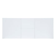 Gallegos - Dining Table With Leaf - White High Gloss - R&R Furniture Gallery (Fountain Valley, CA)