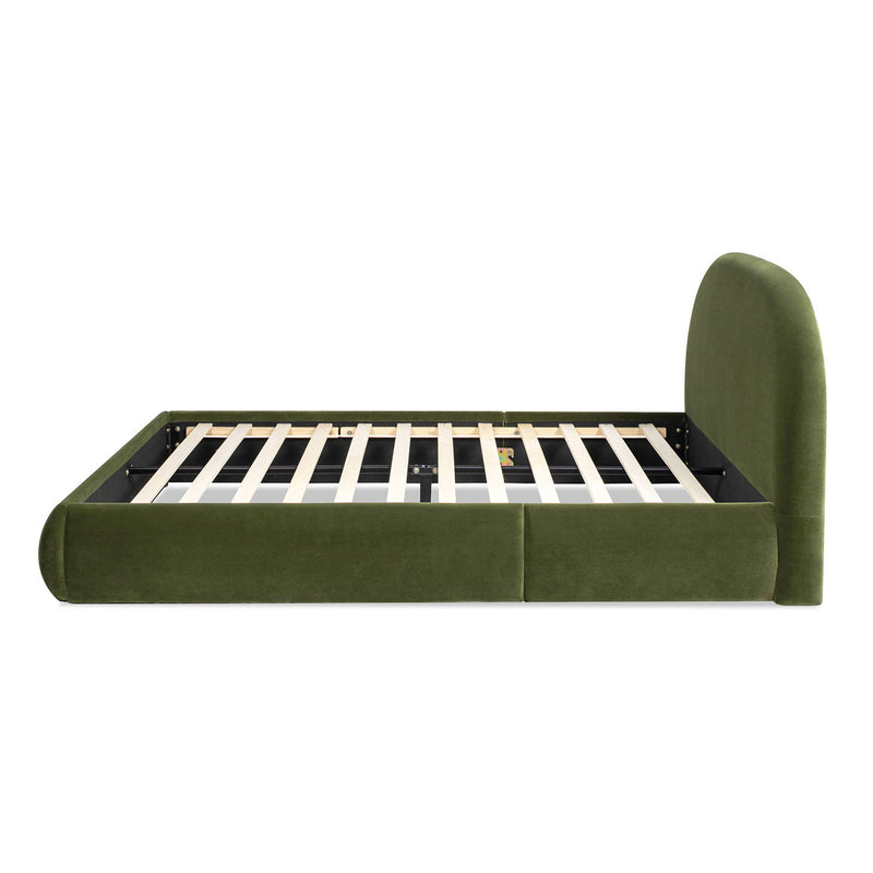 Archie Puffy Grounded - Upholstered Platform Bed - R&R Furniture Gallery (Fountain Valley, CA)