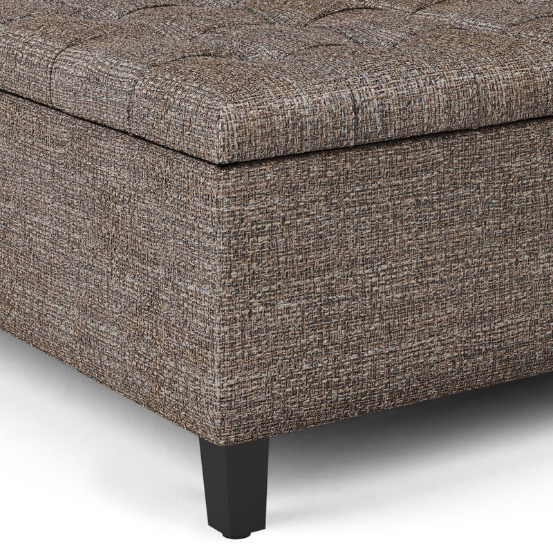 Harrison - Upholstered Coffee Table Storage Ottoman - R&R Furniture Gallery (Fountain Valley, CA)