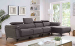 Napanee - Sectional w/ Armless Chair, Dark Gray