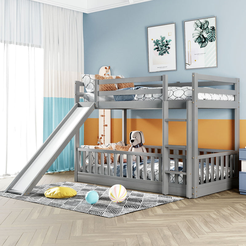 Functional Bunk Bed & Convertible Ladder And Slide - R&R Furniture Gallery (Fountain Valley, CA)