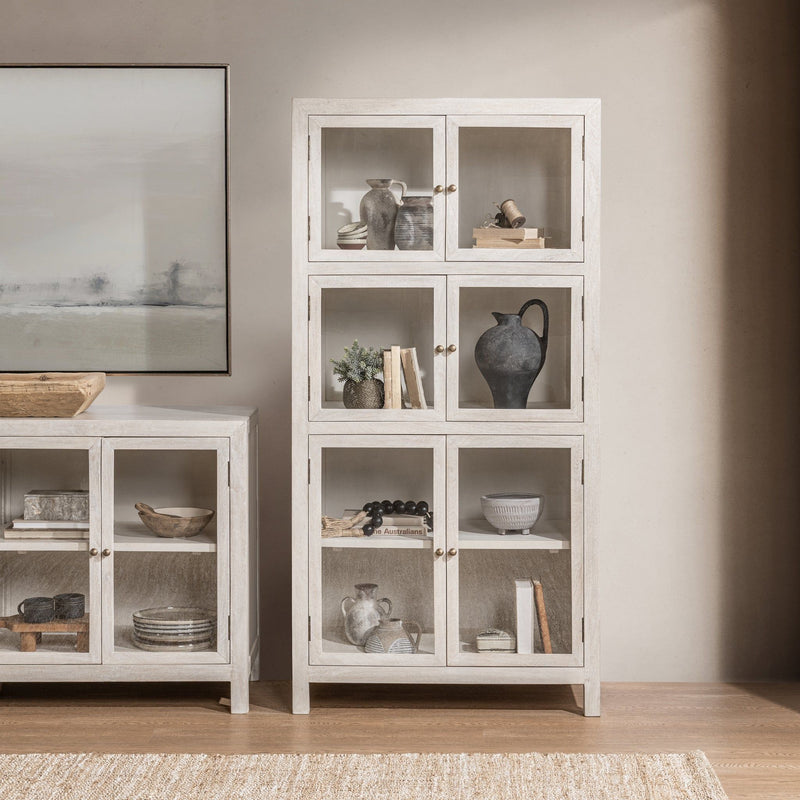 Hera - Display Cabinet - Creamwood - R&R Furniture Gallery (Fountain Valley, CA)
