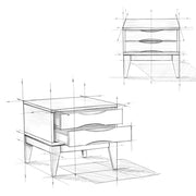 Harper - Handcrafted End Table - R&R Furniture Gallery (Fountain Valley, CA)