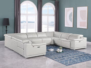 9762 - 8-Piece U-Shaped Sectional Sofa With 4 Power Recliners - R&R Furniture Gallery (Fountain Valley, CA)