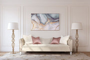 Linea - Sofa - Metallic / Silver Mist - R&R Furniture Gallery (Fountain Valley, CA)
