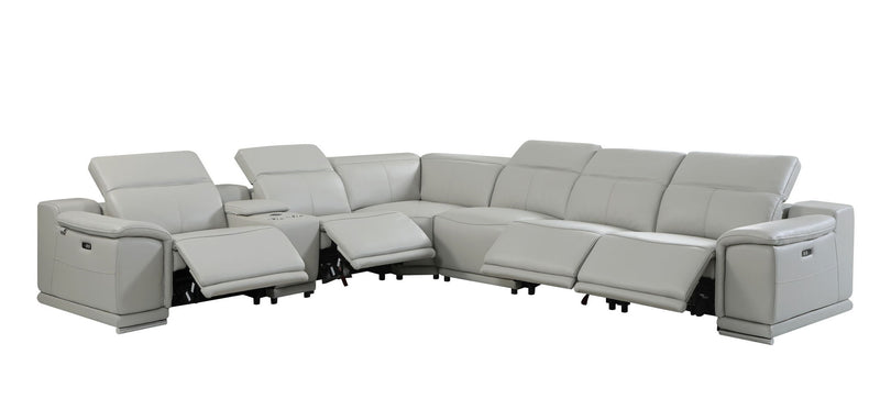 9762 - Power Reclining Sectional - R&R Furniture Gallery (Fountain Valley, CA)