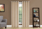 2 Pieces Set, Curtain Panel, Room Darkening, Grommet - R&R Furniture Gallery (Fountain Valley, CA)