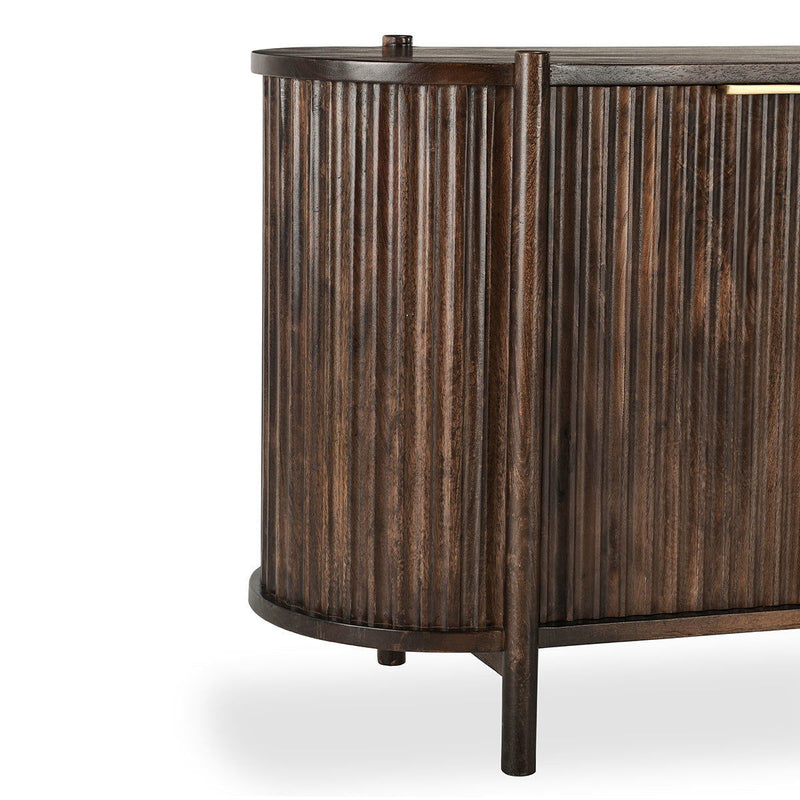 Redford - 2 Door 3 Drawer Buffet - Bark Brown - R&R Furniture Gallery (Fountain Valley, CA)