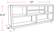 Escape - Open Multi-Purpose Console - Glazed Natural Oak - R&R Furniture Gallery (Fountain Valley, CA)