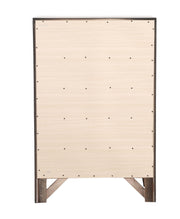 Glory Furniture Marilla Accent Chest showing wood finish and decorative hardware on a modern storage piece.