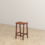 James - Mid-Century Modern Genuine Counter Stool - R&R Furniture Gallery (Fountain Valley, CA)